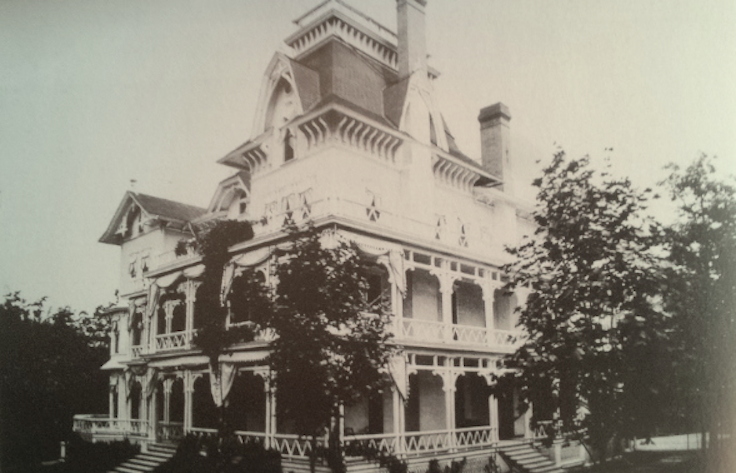 Forest Hill exterior--a strange mix of styles.