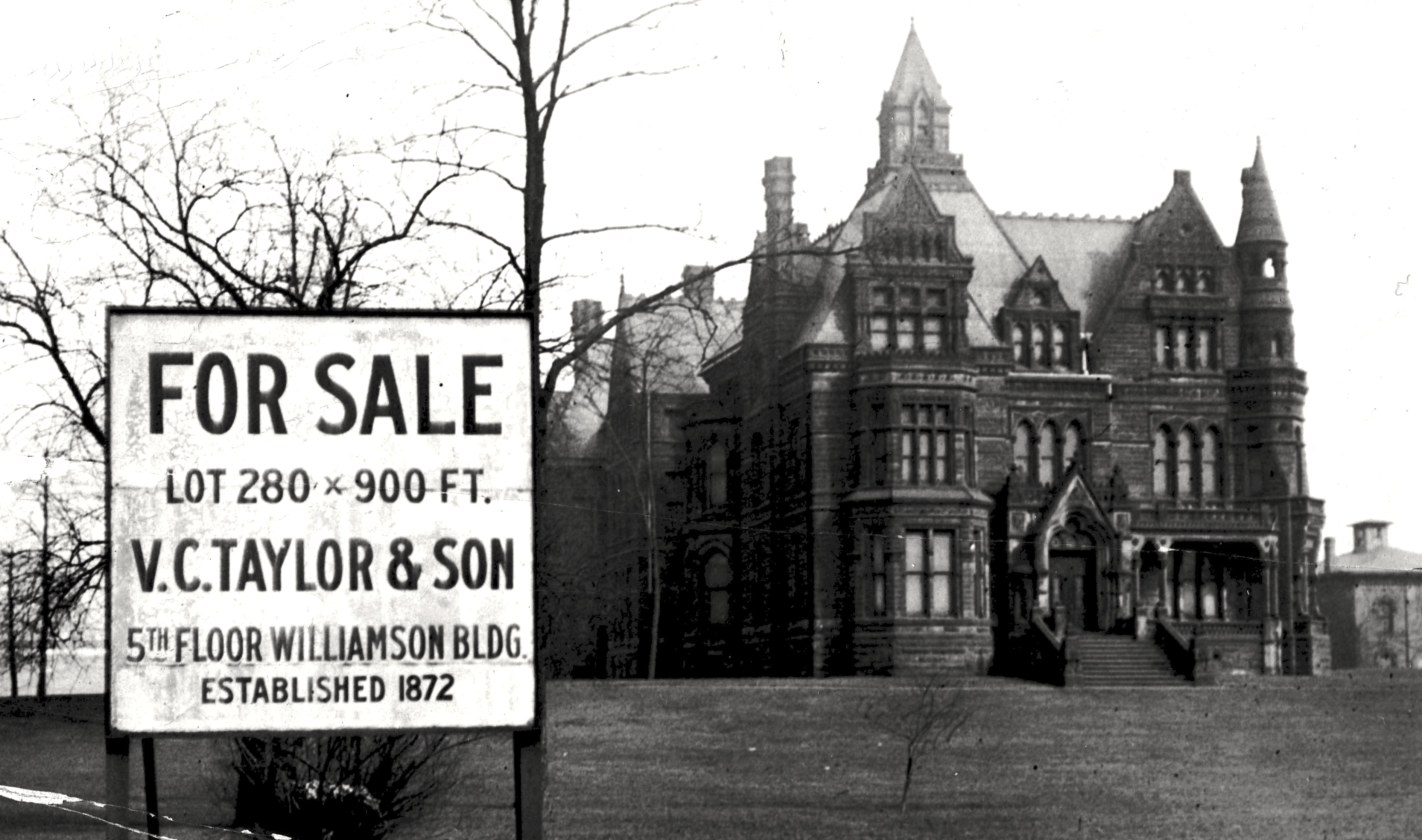 The Avenue saw its decline with unregulated pushes of commercial construction, taxes, pollution, and the rise of the automobile and the flight to the suburbs. The Andrews mansion sits empty for decades then is demolished in 1923.