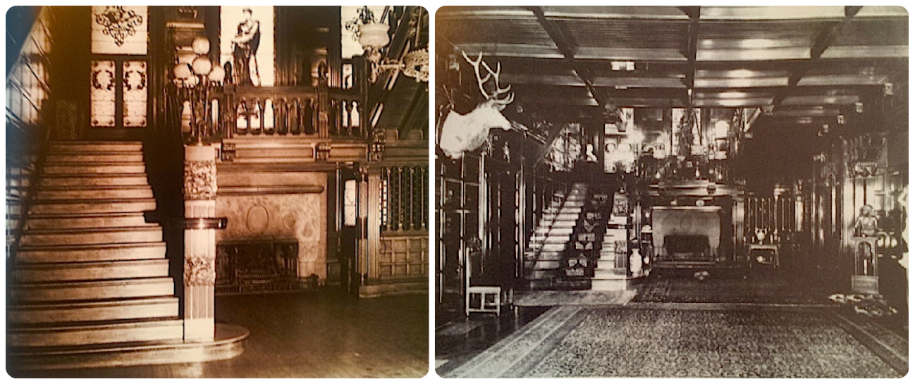 Interior of the Everett Mansion.